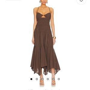 SNDYS Talia Dress Brown